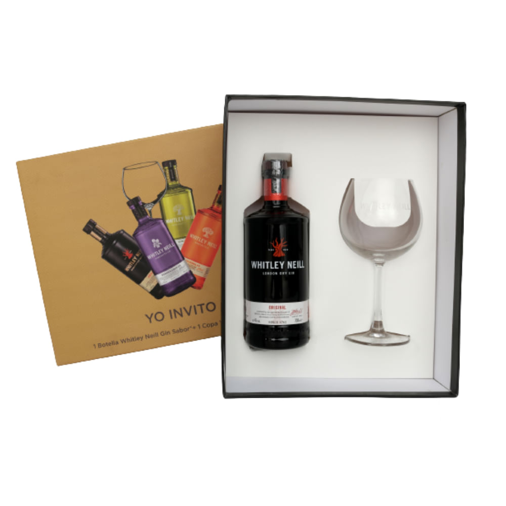 Pack 01 Whitley Neill Dry Gin 700 ML + 01 Copa Gin Special