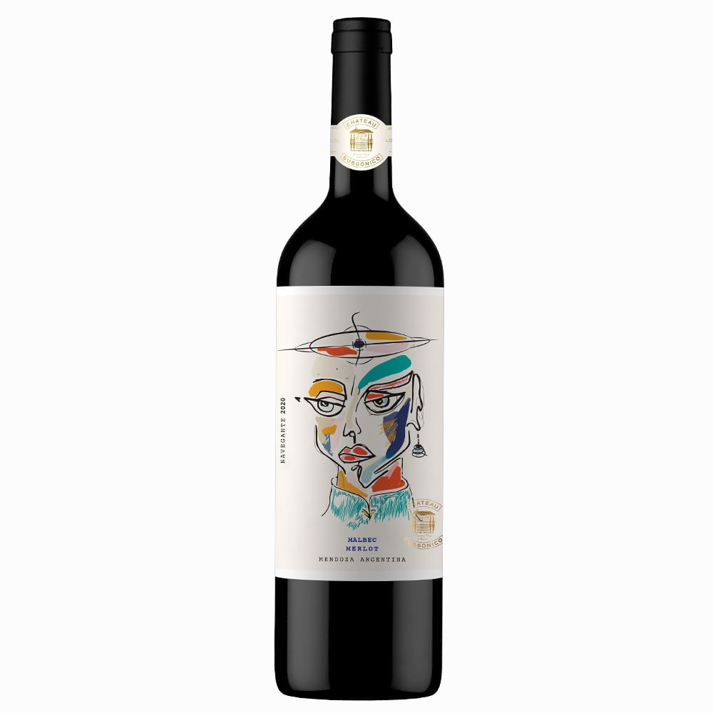 Chateau Subsonico Malbec Merlot Navegante 750ML