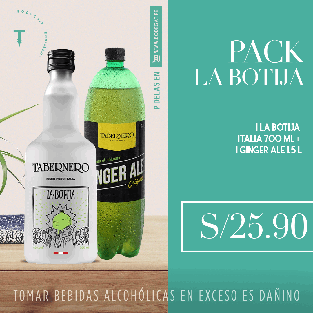 Kit La Botija Italia + Ginger Ale