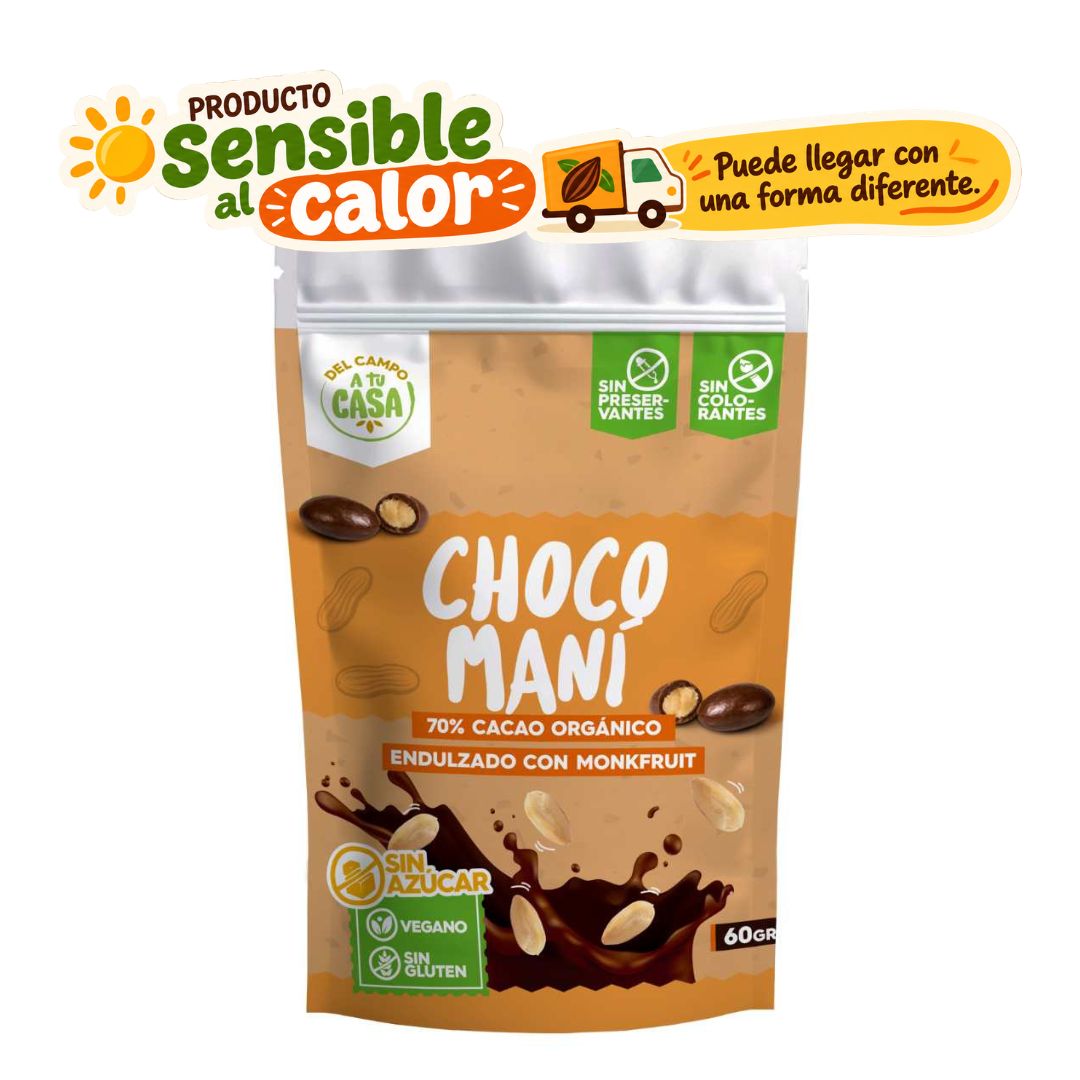 Choco mani sin azucar 60gr