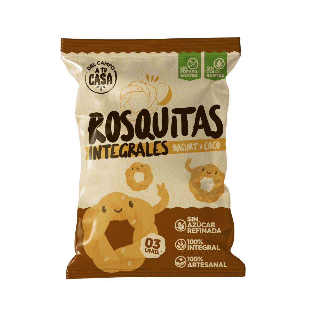 Rosquita de yogurt y coco 3 und