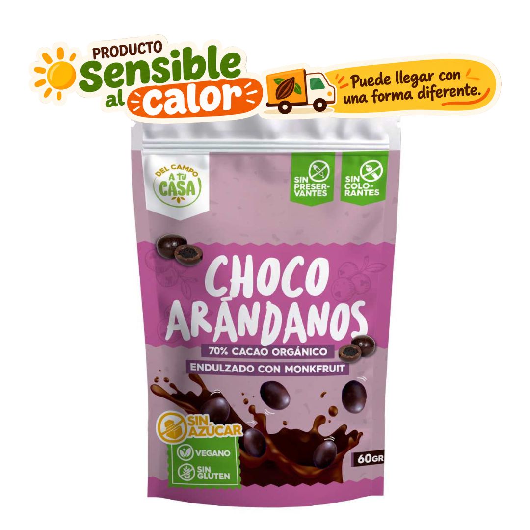 Choco arandano sin azucar 60gr