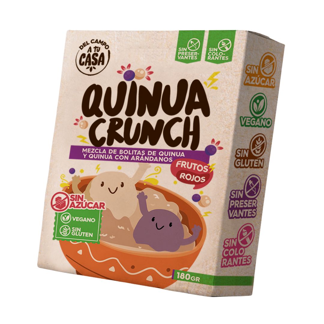 Quinua Crunch frutos rojos 180gr