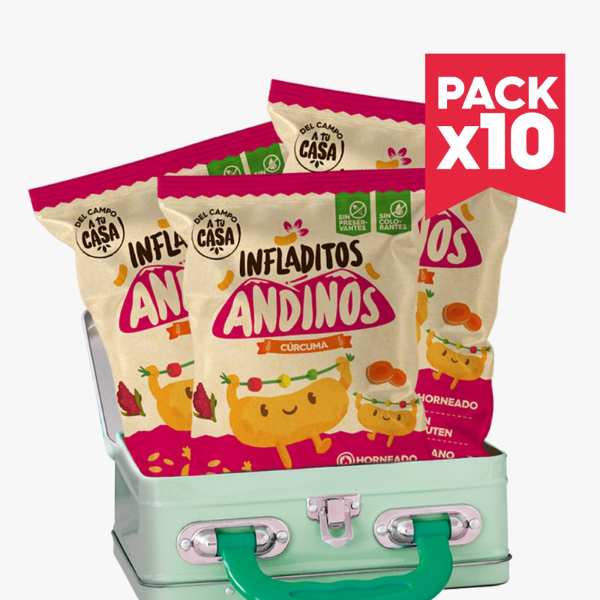 Pack infladitos curcuma 10und