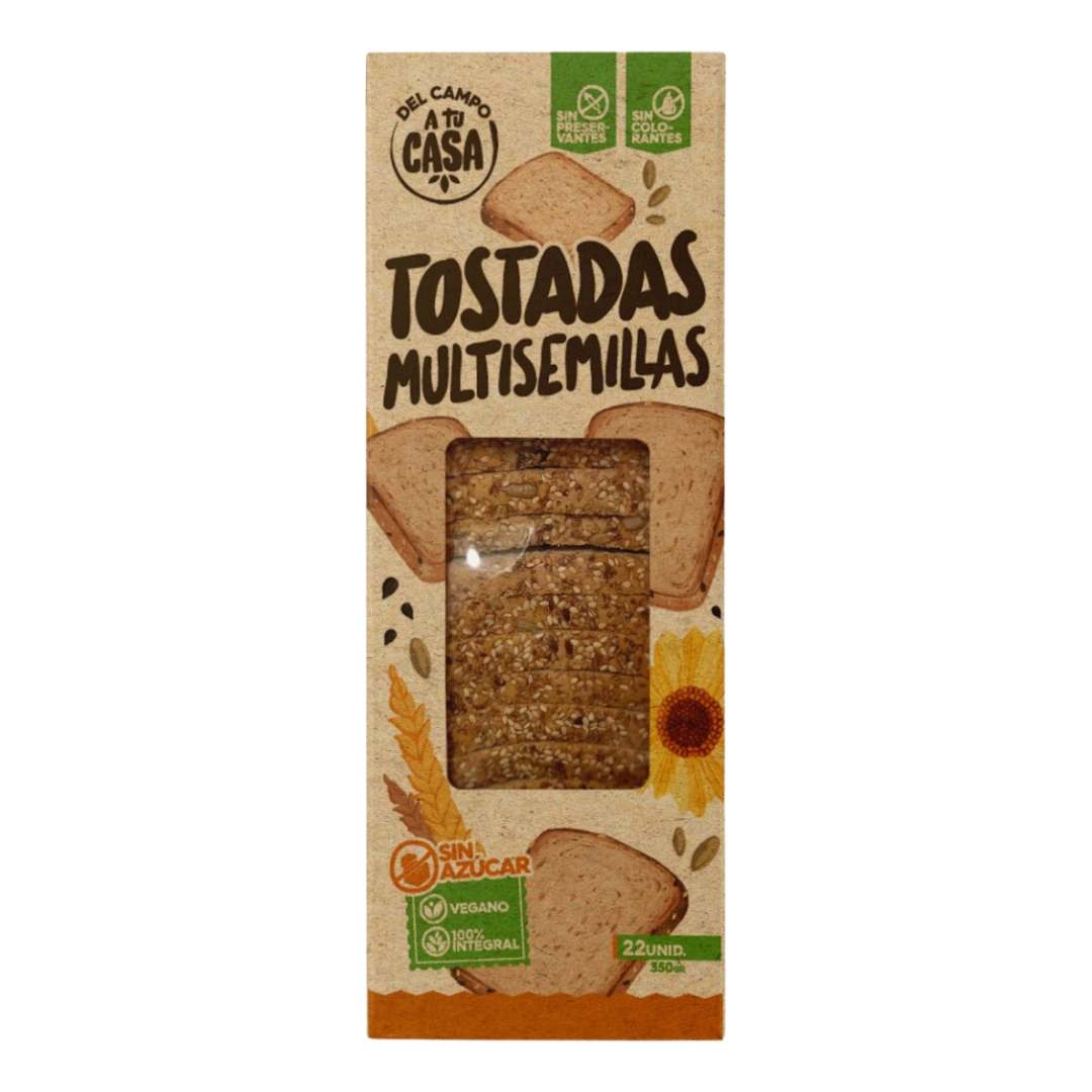 Tostadas integrales sin azucar 22und