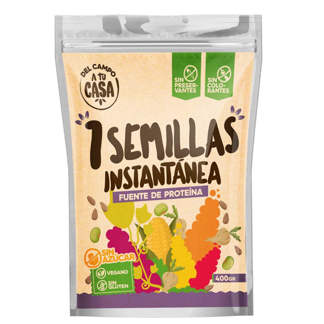 Harina 7 semillas instantanea 400gr