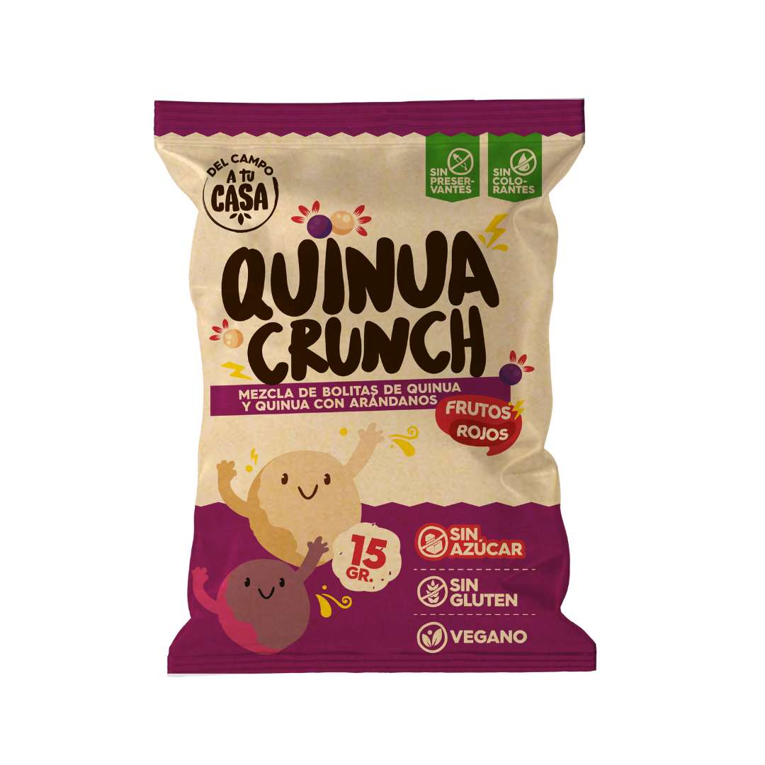 Quinua Crunch frutos rojos 15gr