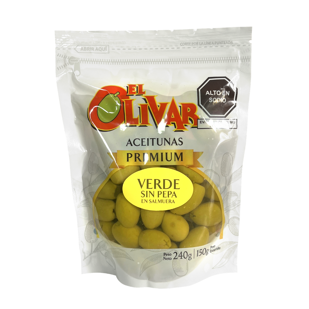 DOYPACK ACEITUNA VERDE SIN PEPA X 240GR